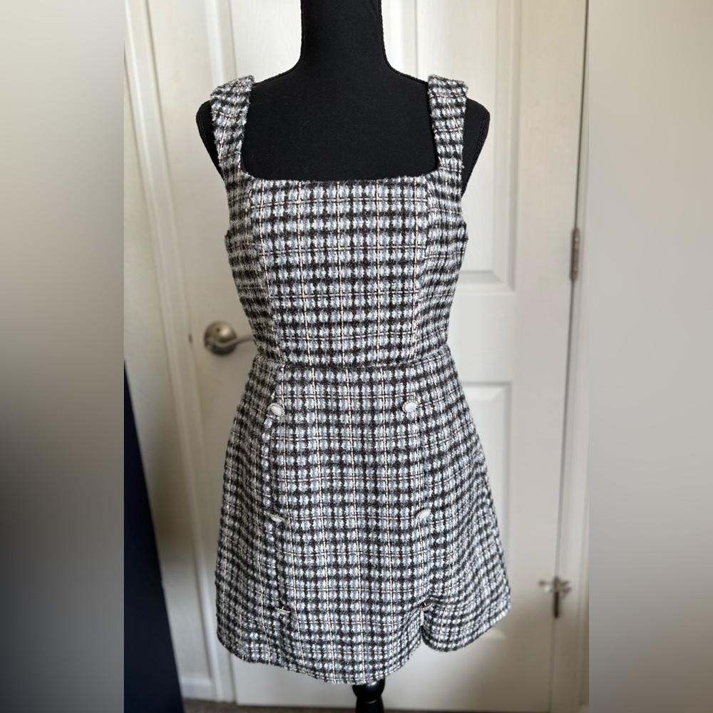Francesca's Collections Tweed Mini Dress